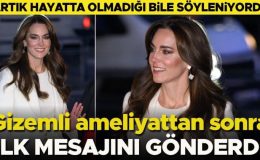 Kate ameliyattan sonra ilk mesajını gönderdi