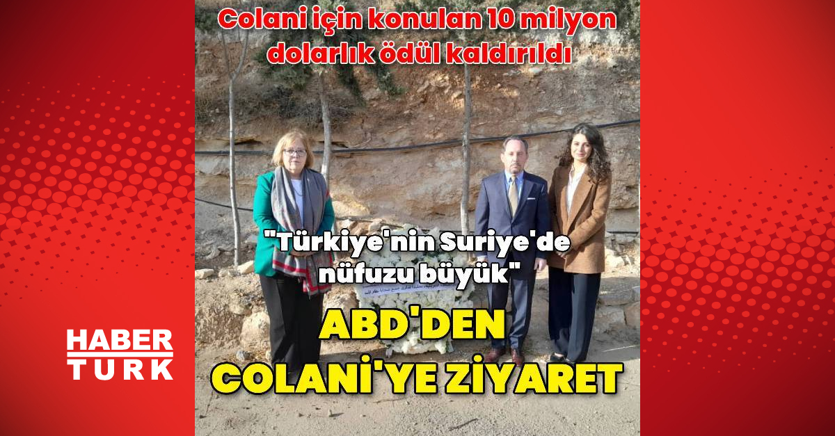 ABD Dışişleri Bakanlığı Orta Doğu sorumlusu Barbara Leaf, Colani ile görüştü